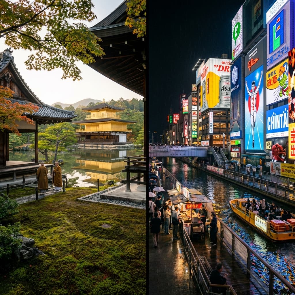 Kyoto vs Osaka: The Golden Route Guide