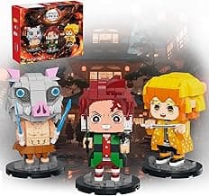 Demon Anime Building Blocks Set, Tanjiro Zenitsu &amp; Inosuke Figures 786pcs, Compatible with Lego 