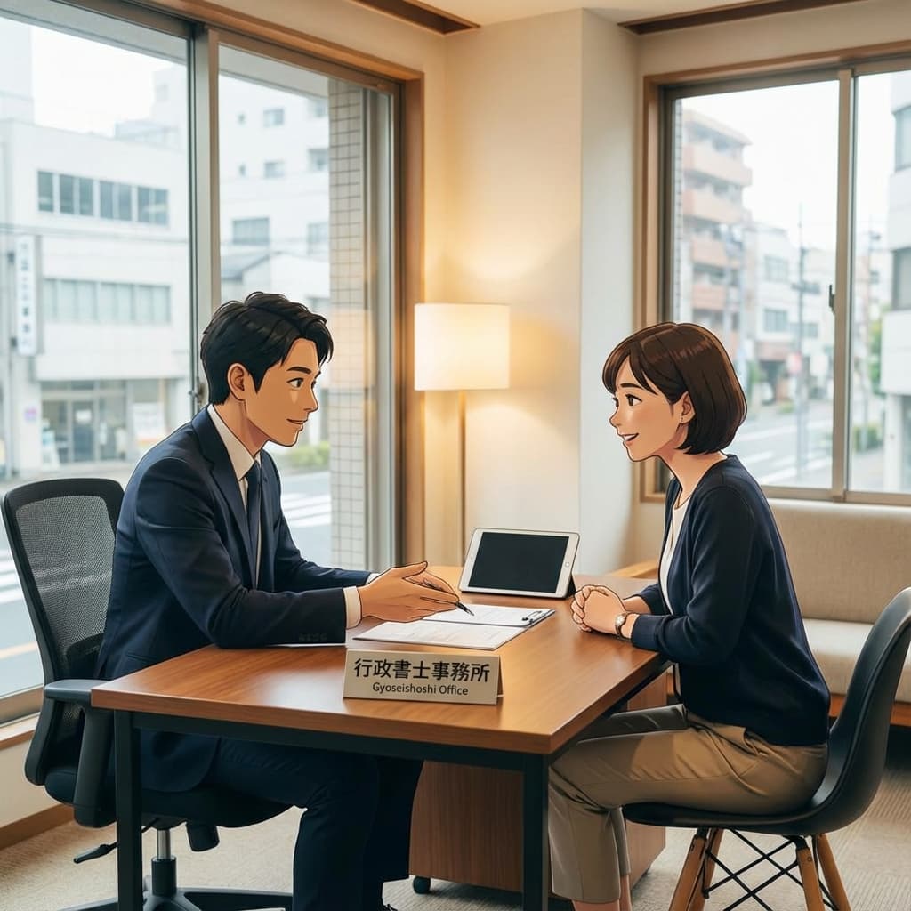 Professional consultation with a Japanese immigration lawyer