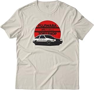 Calibear Prints Fujiwara Tofu Shop Initial D GT86 Trueno Corolla AE86 Hachi-ROKU Drift Car Anime T-S