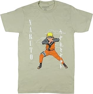 Naruto T-Shirt Men's Shadow Clone Hand Seal Short Sleeve Graphic Top
