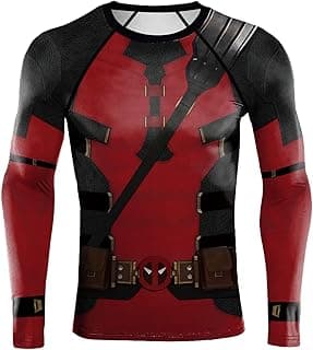 Rulercosplay Anime Movie Novelty T-Shirt Digital Printing Quicky Dry Compression Cosplay Shirt for M