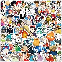 100PCS Anime Miyazaki Hayao Stickers for Laptop, Cartoon Vinyl Studio Ghibli Movie Stickers for Wate