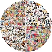 Arme Anime Stickers Mixed Pack,300Pcs Mixed with Classic Anime Theme Sticker Pack,Vinyl Waterproof S