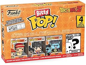 Funko Bitty POP! Dragon Ball Z, 4-Pack - Gohan, Raditz, Piccolo, and a Surprise Mystery Mini Figure