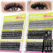 Lash Clusters Kit 60D+80D+100D+200D Individual Spikes Lashes 456PCS 12-18mm Spiky Manga Eyelash Clus