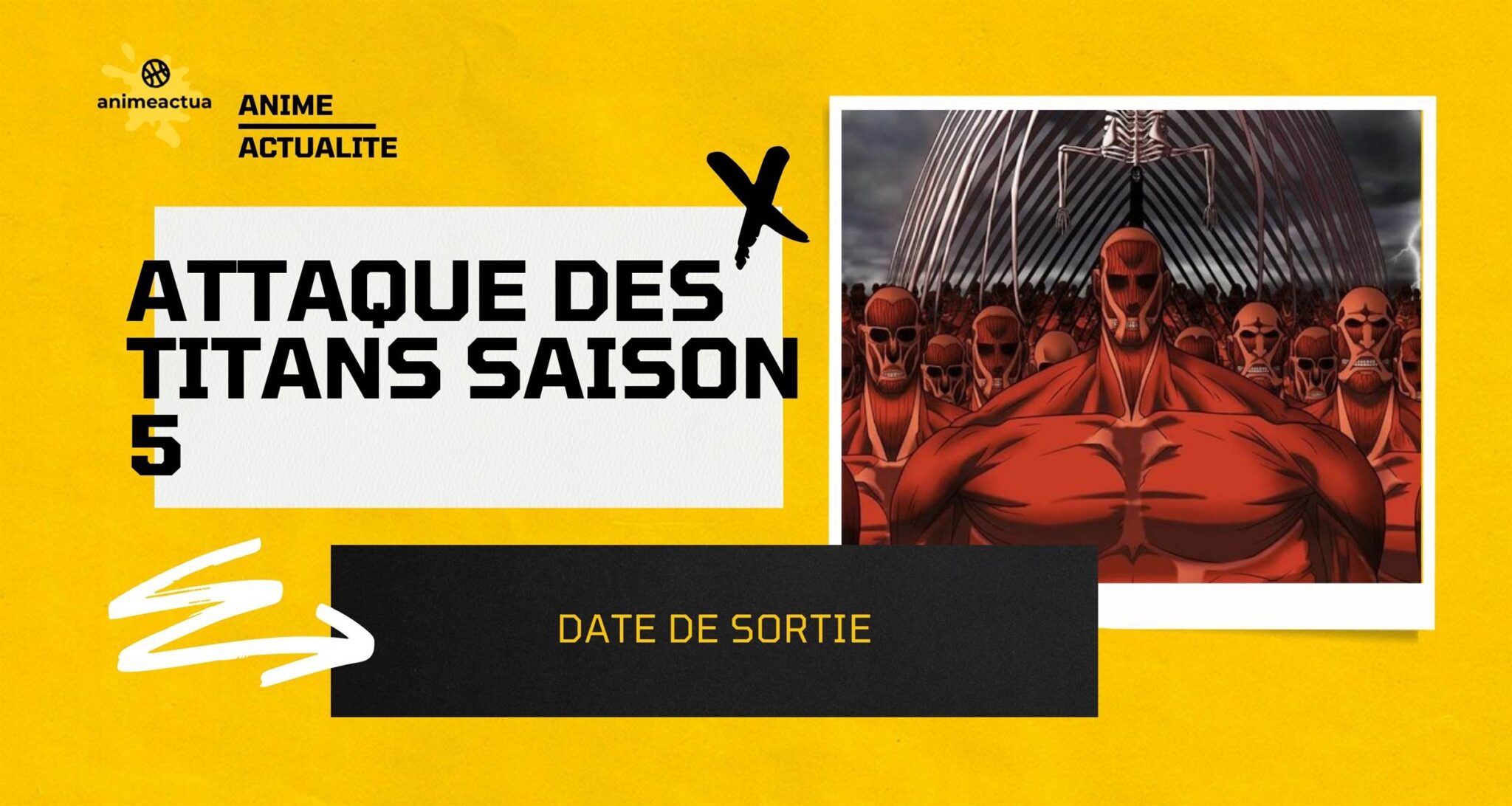 Attaque des Titans Saison 5 Date De Sortie Aot s4 partie 2