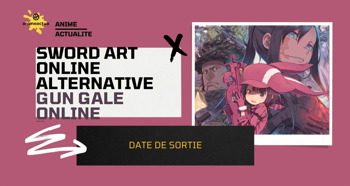 Sword Art Online émission De Télévision Saison 2 GUN GALE ONLINE SAISON 2 DATE DE SORTIE-Sword Art Online