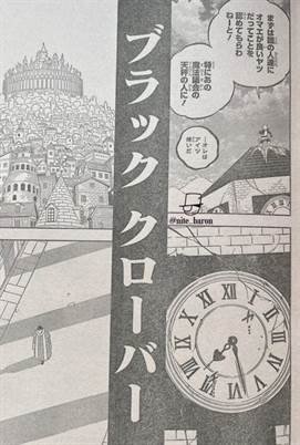 Scan Black Clover 331 VF Date de sortie du spoiler du manga