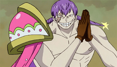 Cracker, l'un des Sweet Commanders des Big Mom Pirates (Image via Toei Animation, One Piece).png