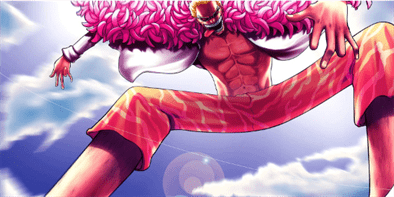 Donquixote Doflamingo, un ancien membre des Sept Seigneurs de Guerre (Image via Eiichiro Oda/Shueisha, One Piece)