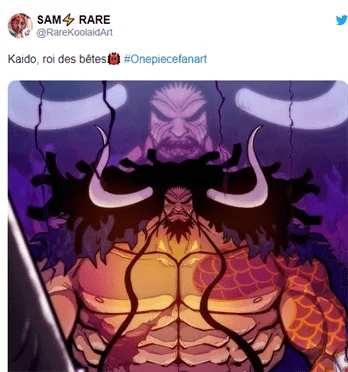 One Piece Top 10 des ennemis les plus puissants 11 Kaido, le capitaine des Beasts Pirates et un ancien empereur (Image via Toei Animation, One Piece)
