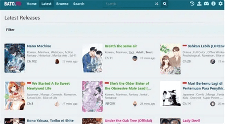25 meilleurs sites Web de Scan manga pour lire en ligne gratuitement 4 BATO.to