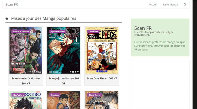25 meilleurs sites Web de Scan manga pour lire en ligne gratuitement 13 Scan Fr