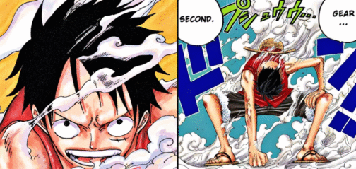Luffy en Gear Second