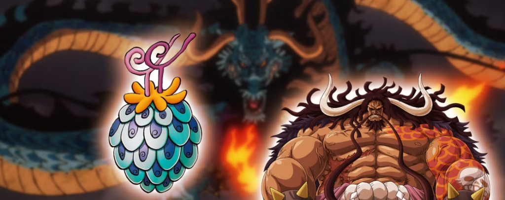 Kaido en forme de dragon, utilisateur du Zoan Mythique Seiryu